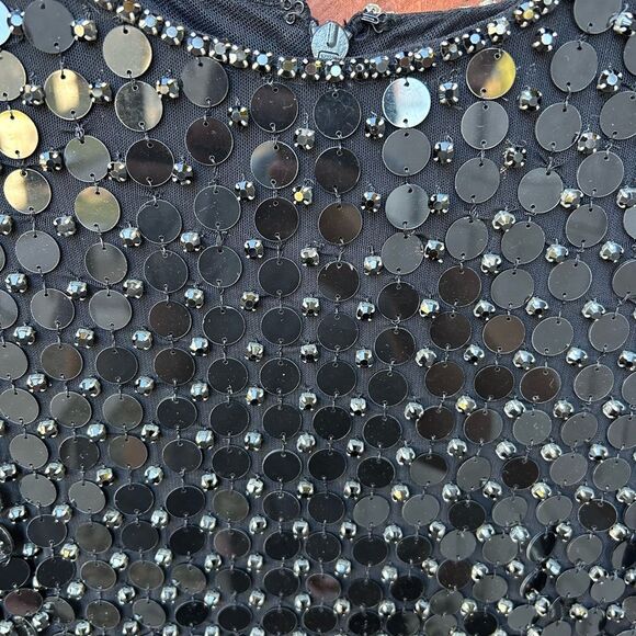 Retrofete Loreen Disc Sequin Rhinestone Long Sleeve Minj Dress size Medium NWT - Picture 7 of 12